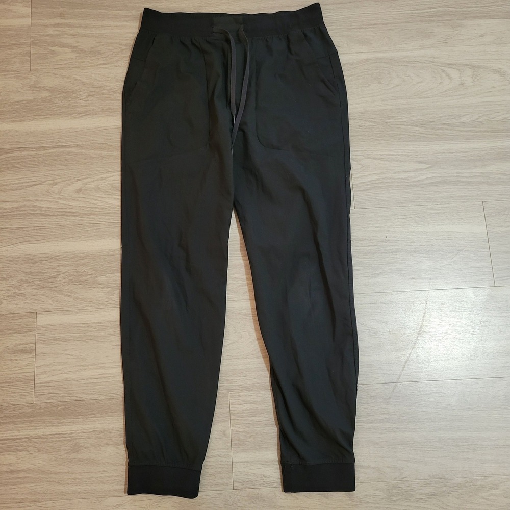 Lululemon ABC Jogger Mens Black Slim Fit Cuffed Pants Size L Pockets
